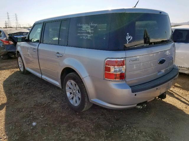 2FMGK5BC9BBD36448 - 2011 FORD FLEX SE SILVER photo 3