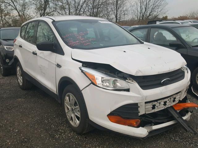 1FMCU0F78FUB42454 - 2015 FORD ESCAPE S WHITE photo 1