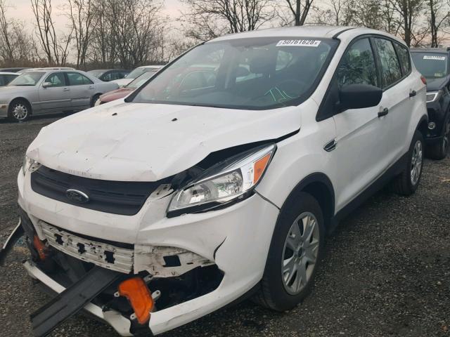 1FMCU0F78FUB42454 - 2015 FORD ESCAPE S WHITE photo 2