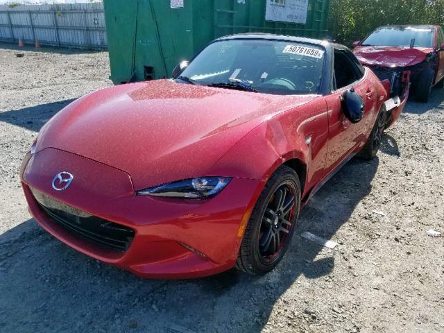 JM1NDAB74G0111204 - 2016 MAZDA MX-5 MIATA RED photo 2