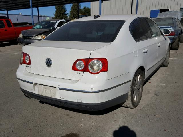 WVWCU73C16P089058 - 2006 VOLKSWAGEN PASSAT 3.6 WHITE photo 4