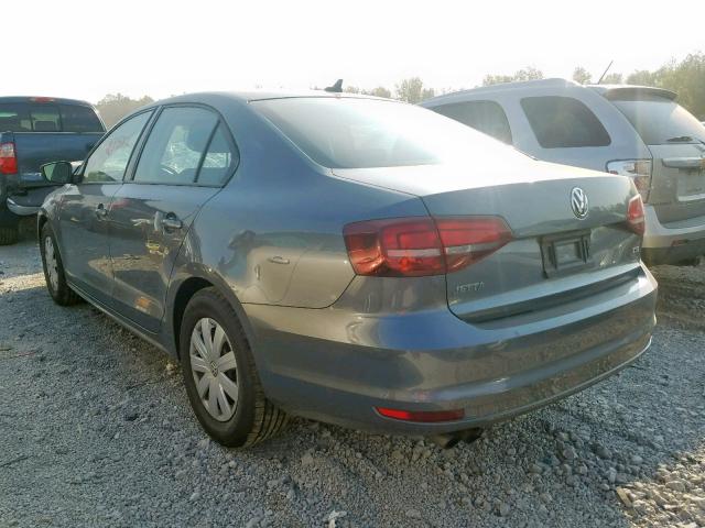 3VW267AJ7GM315552 - 2016 VOLKSWAGEN JETTA S GREEN photo 3