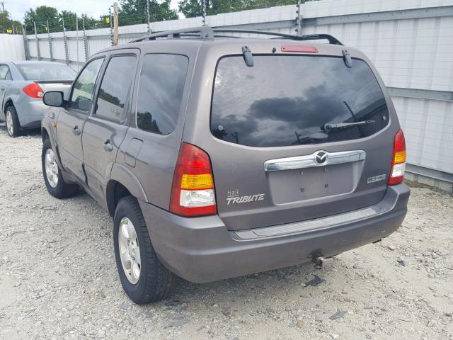 4F2CZ06134KM12670 - 2004 MAZDA TRIBUTE ES 灰色 照片 3
