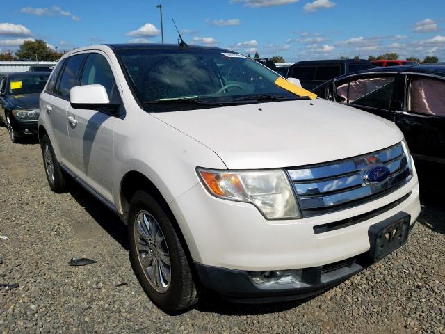 2FMDK38C09BA34345 - 2009 FORD EDGE SEL WHITE photo 1