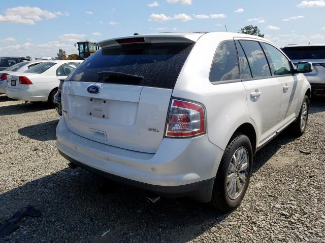 2FMDK38C09BA34345 - 2009 FORD EDGE SEL WHITE photo 4