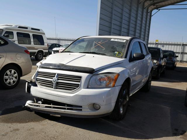 1B3CB8HB4BD225336 - 2011 DODGE CALIBER RU WHITE photo 2