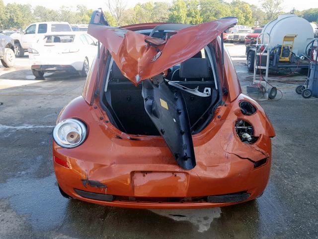 3VWRG3AG3AM027219 - 2010 VOLKSWAGEN NEW BEETLE ORANGE photo 9