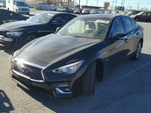 JN1EV7AP5JM592410 - 2018 INFINITI Q50 LUXE BLACK photo 2