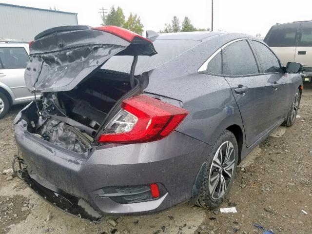 2HGFC1F34GH642821 - 2016 HONDA CIVIC EX GRAY photo 4