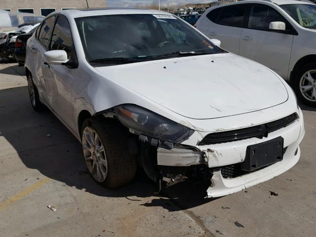 1C3CDFBA3DD345598 - 2013 DODGE DART SXT WHITE photo 1