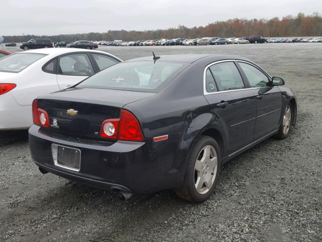 1G1ZJ57779F258667 - 2009 CHEVROLET MALIBU 2LT BLACK photo 4