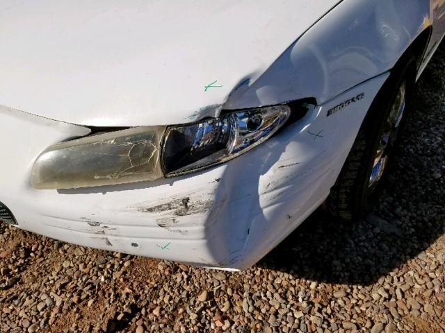 1G2WJ52K9YF274796 - 2000 PONTIAC GRAND PRIX WHITE photo 9