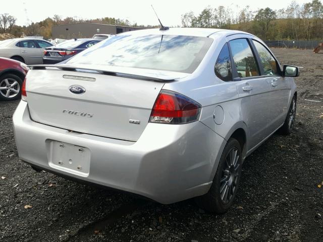 1FAHP3GN7AW177702 - 2010 FORD FOCUS SES SILVER photo 4