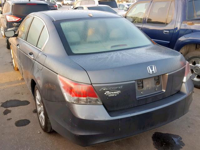 1HGCP268X9A003207 - 2009 HONDA ACCORD EXL GRAY photo 3