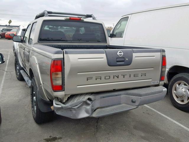 1N6ED27T03C450026 - 2003 NISSAN FRONTIER C BROWN photo 3