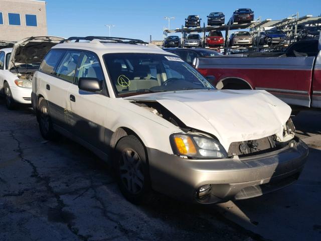 4S3BH675647646842 - 2004 SUBARU LEGACY OUT WHITE photo 1