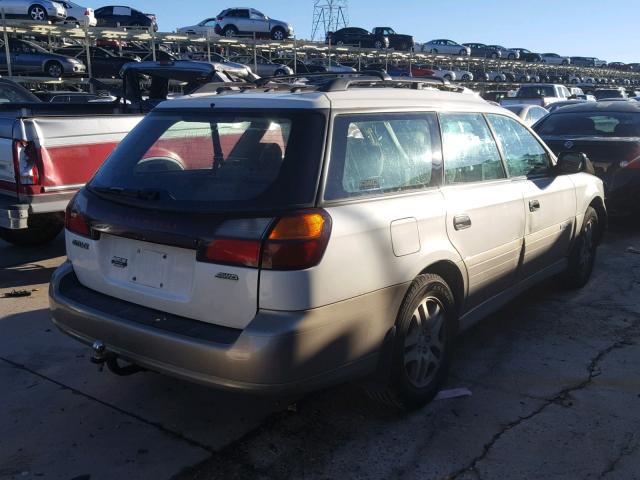 4S3BH675647646842 - 2004 SUBARU LEGACY OUT WHITE photo 4