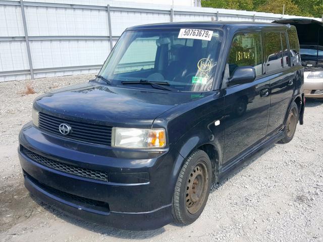 JTLKT324964067073 - 2006 TOYOTA SCION XB შავი ფოტო 2