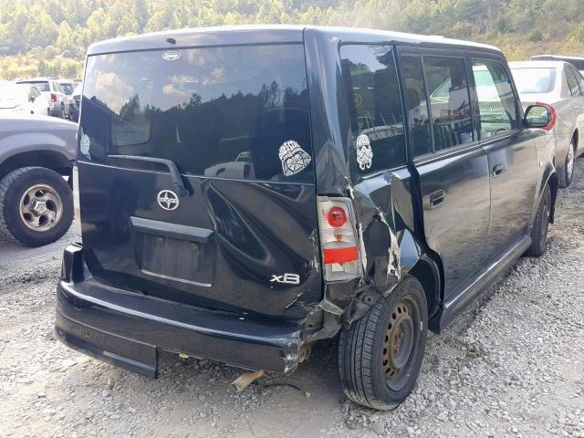 JTLKT324964067073 - 2006 TOYOTA SCION XB შავი ფოტო 4