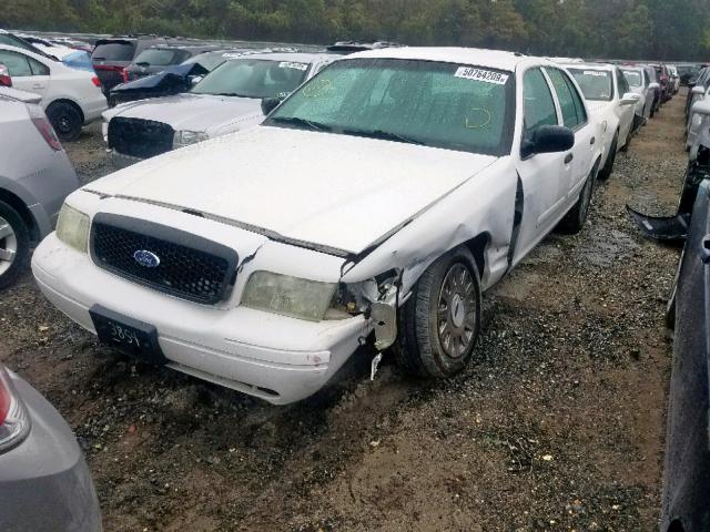 2FAHP71W15X137120 - 2005 FORD CROWN VICT WHITE photo 2