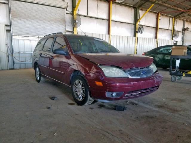 1FAHP36NX7W209455 - 2007 FORD FOCUS ZXW MAROON photo 1