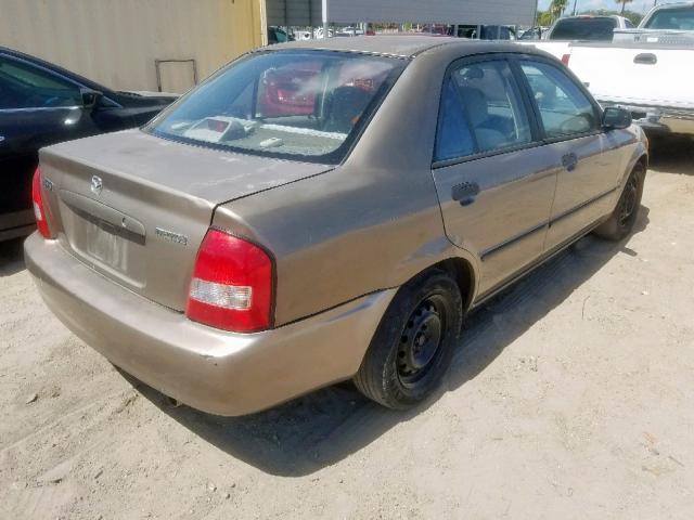 JM1BJ2228Y0287888 - 2000 MAZDA PROTEGE DX TAN photo 4