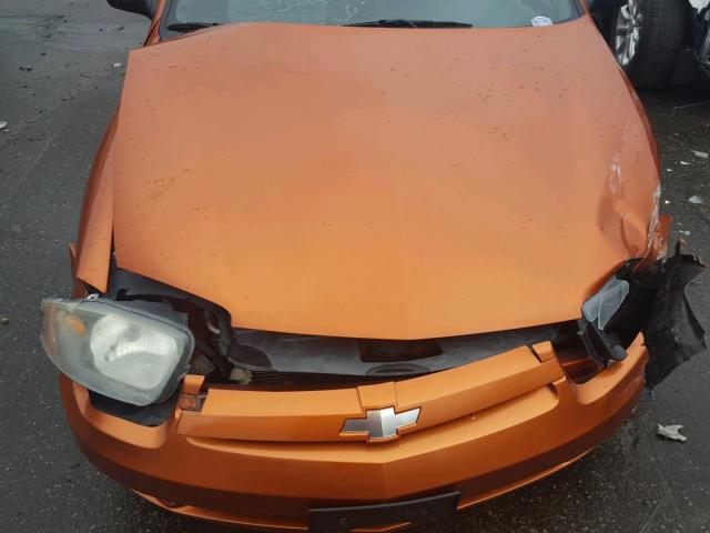 1G1JF12F347188061 - 2004 CHEVROLET CAVALIER L ORANGE photo 7