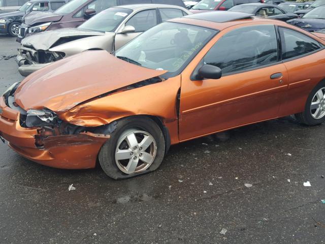 1G1JF12F347188061 - 2004 CHEVROLET CAVALIER L ORANGE photo 9