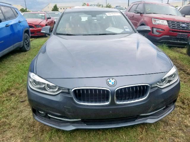 WBA8B9G59JNU99448 - 2018 BMW 330 I BLACK photo 9