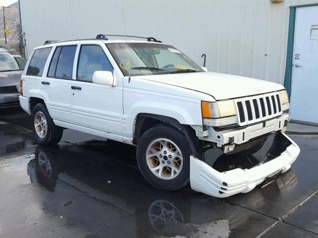 1J4EZ78Y8TC120169 - 1996 JEEP GRAND CHER WHITE photo 1