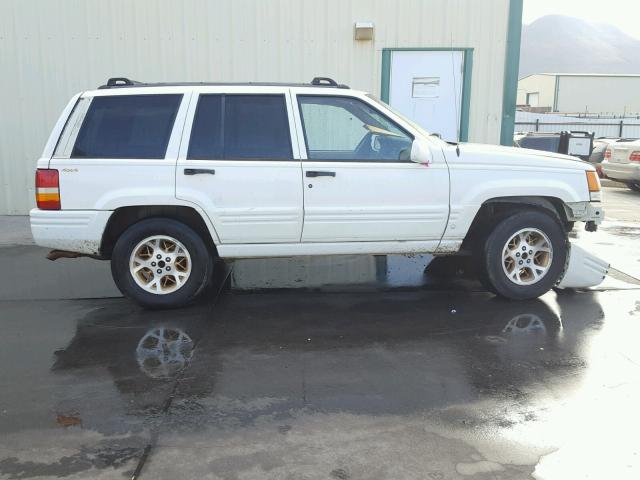 1J4EZ78Y8TC120169 - 1996 JEEP GRAND CHER WHITE photo 9