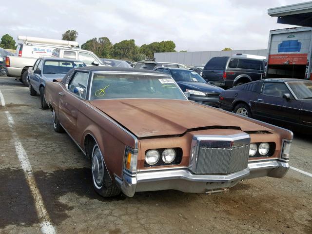 0Y89A816749 - 1970 LINCOLN MARK III BROWN photo 1