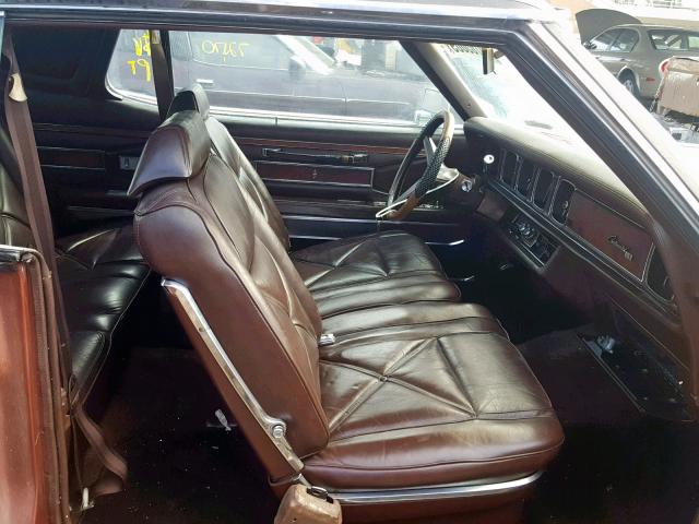 0Y89A816749 - 1970 LINCOLN MARK III BROWN photo 5