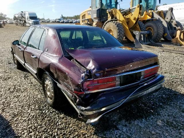 1G4CW52L8RH614529 - 1994 BUICK PARK AVENU MAROON photo 9