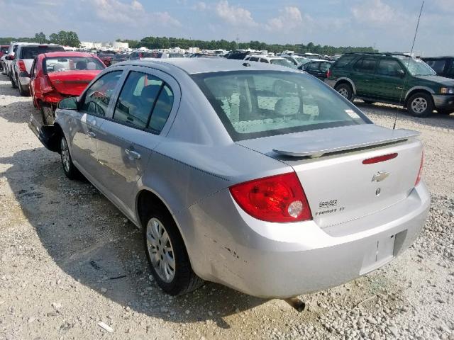 1G1AL58F787112792 - 2008 CHEVROLET COBALT LT SILVER photo 3