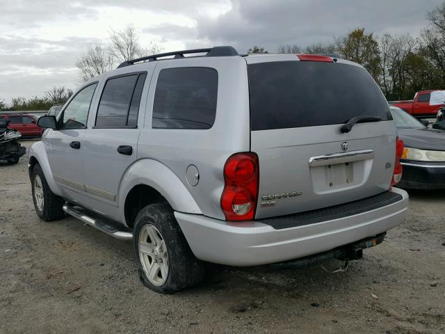 1D4HD48N75F508259 - 2005 DODGE DURANGO SL SILVER photo 3