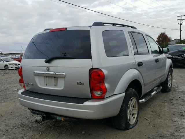 1D4HD48N75F508259 - 2005 DODGE DURANGO SL SILVER photo 4