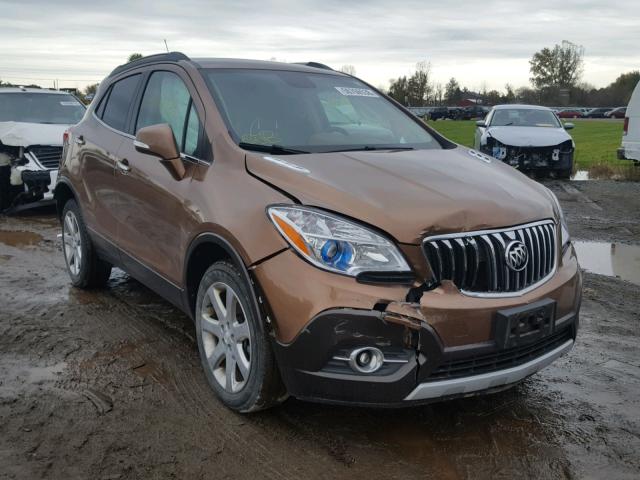 KL4CJGSB3GB661208 - 2016 BUICK ENCORE BROWN photo 1