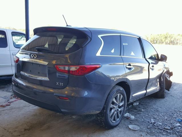 5N1AL0MN8DC335640 - 2013 INFINITI JX35 BASE SILVER photo 4