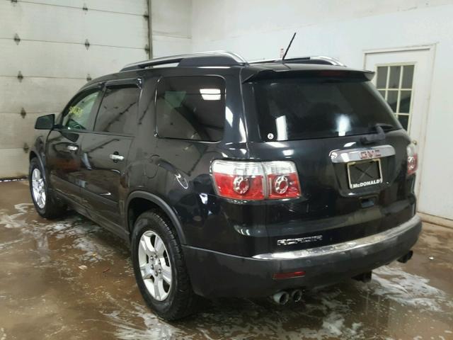 1GKER13D69J116685 - 2009 GMC ACADIA SLE BLACK photo 3