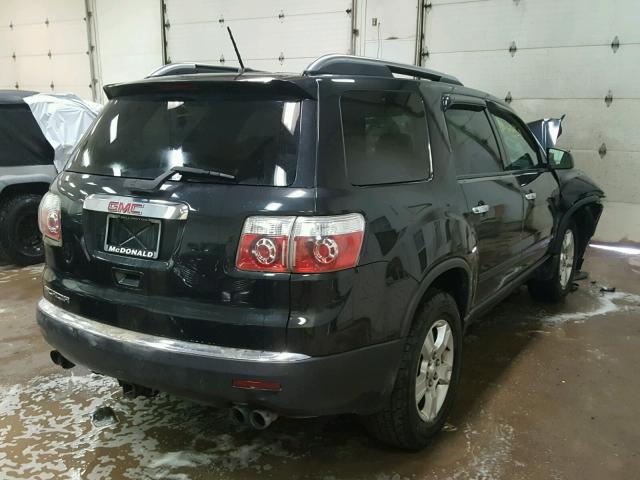 1GKER13D69J116685 - 2009 GMC ACADIA SLE BLACK photo 4