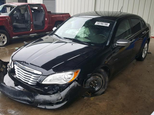 1C3CCBCGXDN509275 - 2013 CHRYSLER 200 LIMITE BLACK photo 2