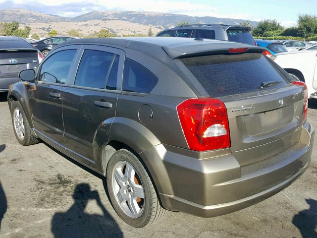 1B3HB48B38D718030 - 2008 DODGE CALIBER SX BEIGE photo 3