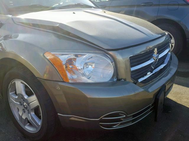 1B3HB48B38D718030 - 2008 DODGE CALIBER SX BEIGE photo 9