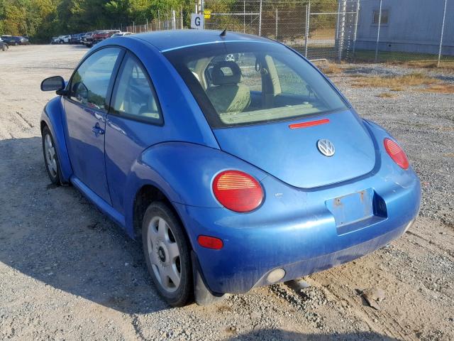 3VWBF61C8WM008952 - 1998 VOLKSWAGEN NEW BEETLE ლურჯი ფოტო 3