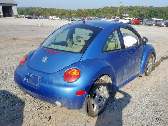 3VWBF61C8WM008952 - 1998 VOLKSWAGEN NEW BEETLE ლურჯი ფოტო 4