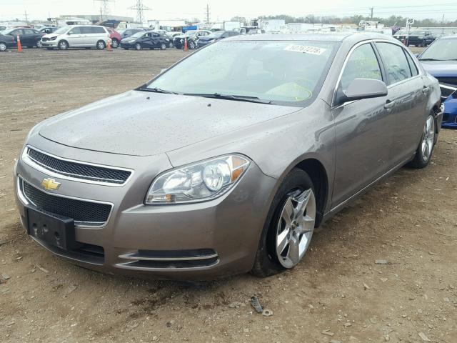 1G1ZC5EB9AF296942 - 2010 CHEVROLET MALIBU 1LT ყავისფერი ფოტო 2