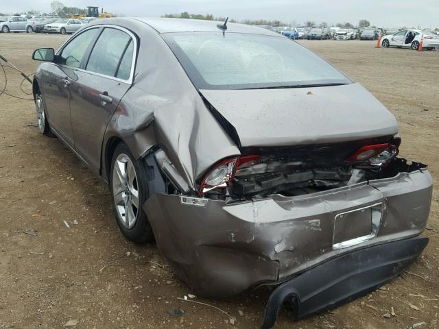 1G1ZC5EB9AF296942 - 2010 CHEVROLET MALIBU 1LT ყავისფერი ფოტო 3