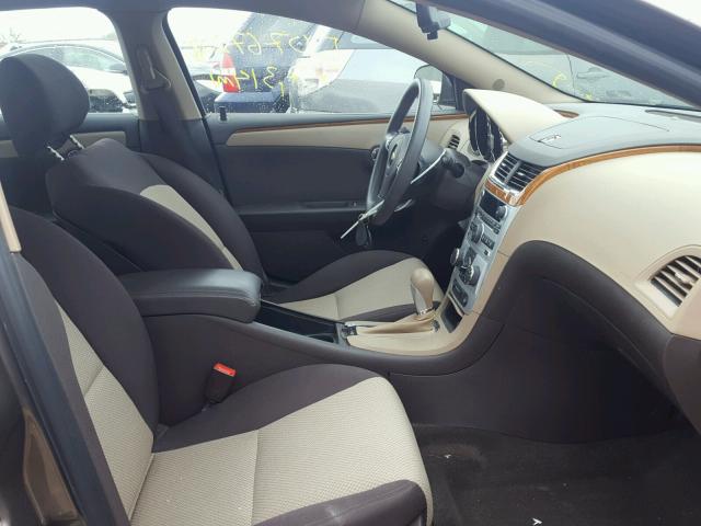 1G1ZC5EB9AF296942 - 2010 CHEVROLET MALIBU 1LT ყავისფერი ფოტო 5