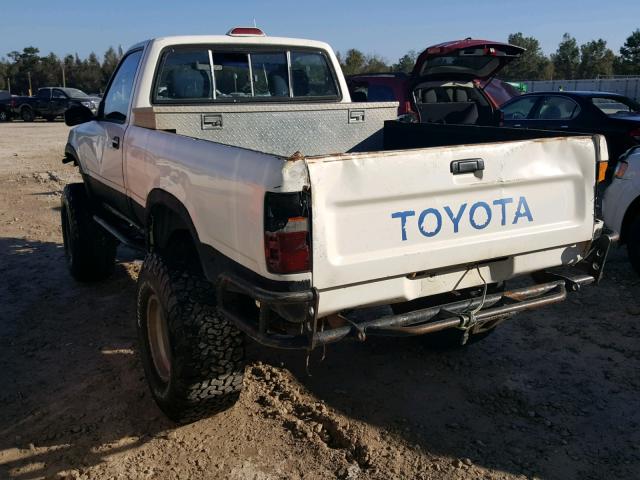 4TARN01PXRZ279630 - 1994 TOYOTA PICKUP 1/2 WHITE photo 3